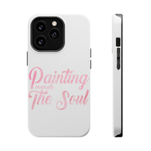 DistinctInk ToughCase for Apple iPhone, Compatible with MagSafe Charging - Painting Mends the Soul