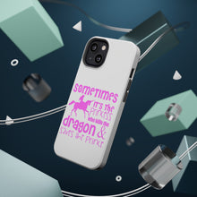 DistinctInk ToughCase for Apple iPhone, Compatible with MagSafe Charging - Sometimes It's the Princess Who Kills the Dragon