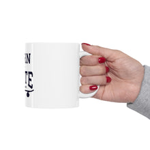 DistinctInk Glossy White Coffee / Tea Mug - Born to Skate - Skating