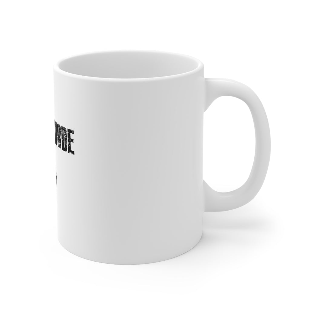Glossy White Coffee / Tea Mug - #Beastmode Beast Mode, view 3