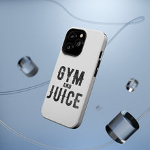 DistinctInk ToughCase for Apple iPhone, Compatible with MagSafe Charging - Gym And Juice