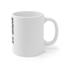 DistinctInk Glossy White Coffee / Tea Mug - Turning Pages Considered Exercise I Workout