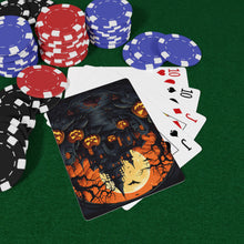 DistinctInk Playing Poker Cards with Darkness Falls on Halloween Design for Halloween