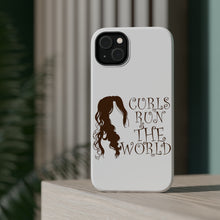 DistinctInk ToughCase for Apple iPhone, Compatible with MagSafe Charging - Curls Run the World