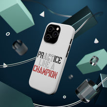 DistinctInk ToughCase for Apple iPhone, Compatible with MagSafe Charging - Practice Like a Champion