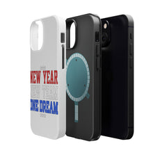 DistinctInk ToughCase for Apple iPhone, Compatible with MagSafe Charging - New Year New Team One Dream