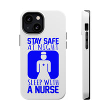 DistinctInk ToughCase for Apple iPhone, Compatible with MagSafe Charging - Stay Safe at Night Sleep With a Nurse