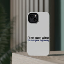 DistinctInk ToughCase for Apple iPhone, Compatible with MagSafe Charging - Not Rocket Scient - Aerospace Engineering
