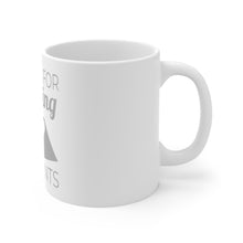 DistinctInk Glossy White Coffee / Tea Mug - My Love For Camping is In Tents