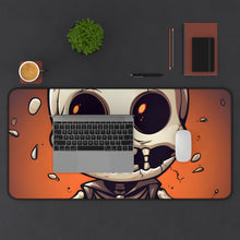 DistinctInk Desk Mat with Skelly's Halloween Bash Design for Halloween