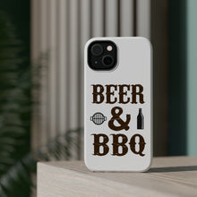 DistinctInk ToughCase for Apple iPhone, Compatible with MagSafe Charging - Beer & Barbecue BBQ