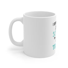 DistinctInk Glossy White Coffee / Tea Mug - Think of Skipping School Remember I'm Teacher