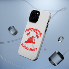 DistinctInk ToughCase for Apple iPhone, Compatible with MagSafe Charging - Firefighter - Always Ready
