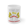 Glossy White Coffee / Tea Mug - Bowling Alley The Poor Man's Country Club