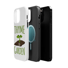 DistinctInk ToughCase for Apple iPhone, Compatible with MagSafe Charging - Thyme to Garden