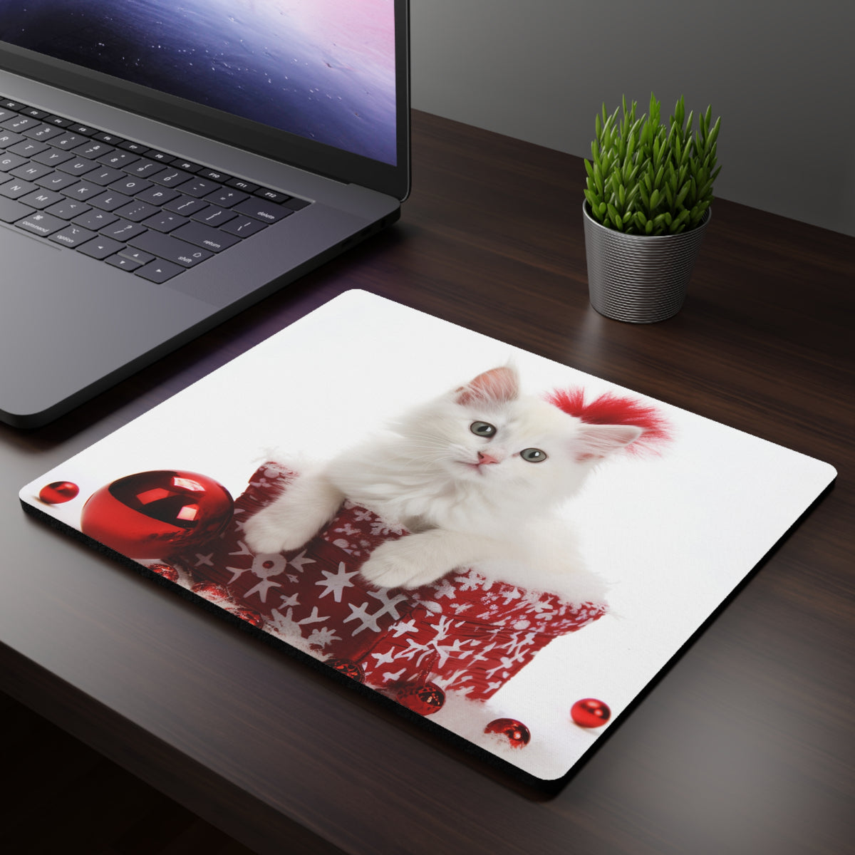 Mouse Pad - Turkish Angora Kitten, view 3