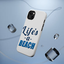 DistinctInk ToughCase for Apple iPhone, Compatible with MagSafe Charging - Life's a Beach