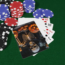 DistinctInk Playing / Poker Cards with Skellington's Spooky Soiree Design for Halloween