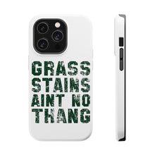 DistinctInk ToughCase for Apple iPhone, Compatible with MagSafe Charging - Grass Stains Ain't No Thang