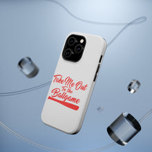 DistinctInk ToughCase for Apple iPhone, Compatible with MagSafe Charging - Take Me Out to the Ballgame Baseball