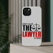 DistinctInk ToughCase for Apple iPhone, Compatible with MagSafe Charging - Keep Calm The Lawyer Is Here