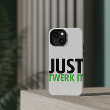 DistinctInk ToughCase for Apple iPhone, Compatible with MagSafe Charging - Just Twerk It