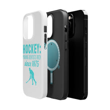 DistinctInk ToughCase for Apple iPhone, Compatible with MagSafe Charging - Hockey Making Dentists Rich Since 1875