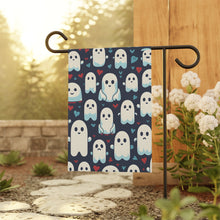 DistinctInk Garden & House Banner / Flag with Skelephants and Ghostly Ghouls Design for Halloween