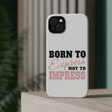 DistinctInk ToughCase for Apple iPhone, Compatible with MagSafe Charging - Born to Express Not to Impress