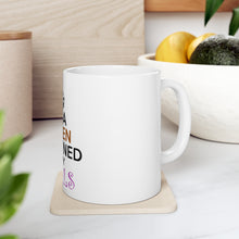 DistinctInk Glossy White Coffee / Tea Mug - I'm a Queen Crowned in My Curls