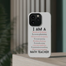 DistinctInk ToughCase for Apple iPhone, Compatible with MagSafe Charging - Teacher Student Helping Homework Encourage
