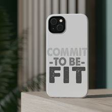 DistinctInk ToughCase for Apple iPhone, Compatible with MagSafe Charging - Commit To Be Fit