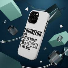 DistinctInk ToughCase for Apple iPhone, Compatible with MagSafe Charging - Chemical Engineers are the Best
