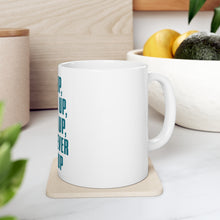 DistinctInk Glossy White Coffee / Tea Mug - Get Up Dress Up Show Up Never Give Up