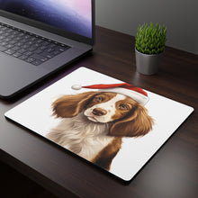 DistinctInk Mouse Pad - 1/4" Foam Rubber - Welsh Springer Spaniel Puppy Drawing