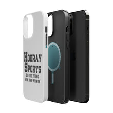DistinctInk ToughCase for Apple iPhone, Compatible with MagSafe Charging - Hooray Sports Do The Thing Win The Points