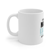 DistinctInk Glossy White Coffee / Tea Mug - I'm So Good at Making Excuses