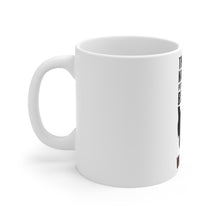 DistinctInk Glossy White Coffee / Tea Mug - Name For People Without Beards: Women