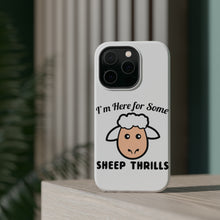 DistinctInk ToughCase for Apple iPhone, Compatible with MagSafe Charging - I'm Here for Some SHEEP Thrills