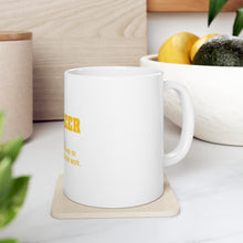 DistinctInk Glossy White Coffee / Tea Mug - Engineer Definition - Caffeine and Last Minute