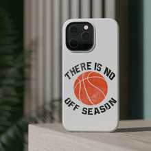 DistinctInk ToughCase for Apple iPhone, Compatible with MagSafe Charging - Basketball There is No Off Season
