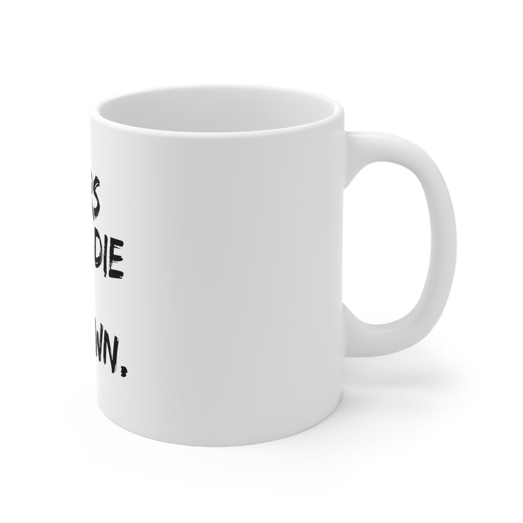 Glossy White Coffee / Tea Mug - Gamers Don't Die They Respawn., view 3