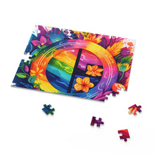 DistinctInk Jigsaw Puzzle with The Road to Fulfillment Design for LGBTQ+ Pride