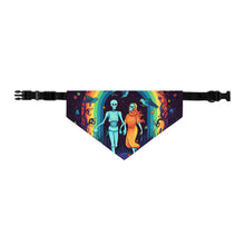 DistinctInk Adjustable Pet Banana Collar with The Enduring Beauty of Writing Design for Halloween LGBTQ+ Pride