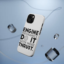 DistinctInk ToughCase for Apple iPhone, Compatible with MagSafe Charging - Engine Mechanics Do It With More Thrust