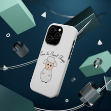 DistinctInk ToughCase for Apple iPhone, Compatible with MagSafe Charging - Time to Count Sheep - Lamb
