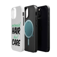 DistinctInk ToughCase for Apple iPhone, Compatible with MagSafe Charging - Mermaid Hair Don't Care
