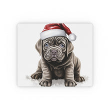 DistinctInk Mouse Pad - 1/4" Foam Rubber - Neapolitan Mastiff Puppy Drawing