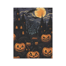 DistinctInk Garden & House Banner Flag with Spooky All Hallows' Eve Design for Halloween