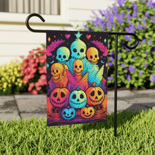 DistinctInk Garden & House Banner Flag with The Joy of Connecting Design for Halloween  LGBTQ+ Pride
